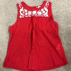 Lucky Brand Tops - Lucky Brand Red Tank Top - Like New Never Worn Lucky Brand Tops - Lucky Brand Red Tank Top - Like New Never Worn